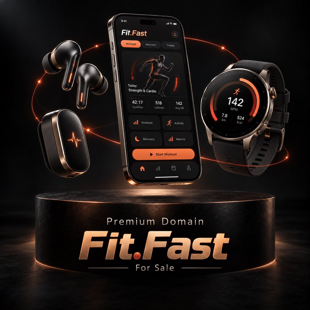 Daseingram's tweet photo. 🌟 Fitness is becoming faster, smarter and more personal.
https://t.co/Rl0aPZhr4m is a premium digital identity for fitness apps, connected training, performance tracking and AI powered coaching.
Available for acquisition.
#Fitness #FitTech #AI #HealthTech #DomainNames https://t.co/cXh1X12ntp