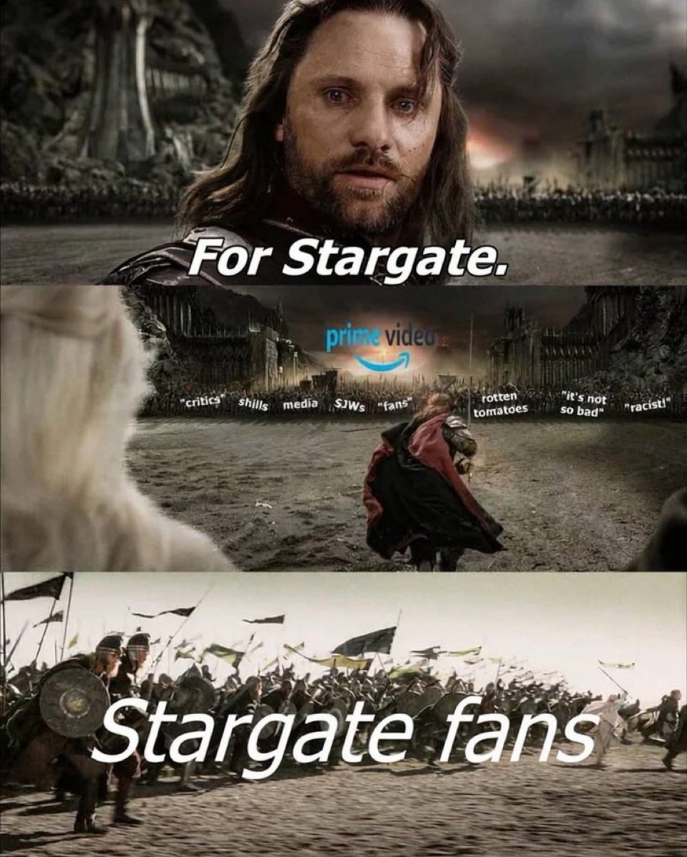 S4veTheSh0w's tweet photo. FOR STARGÅTE!!!
#SaveStargate https://t.co/O1tdJkFpFF