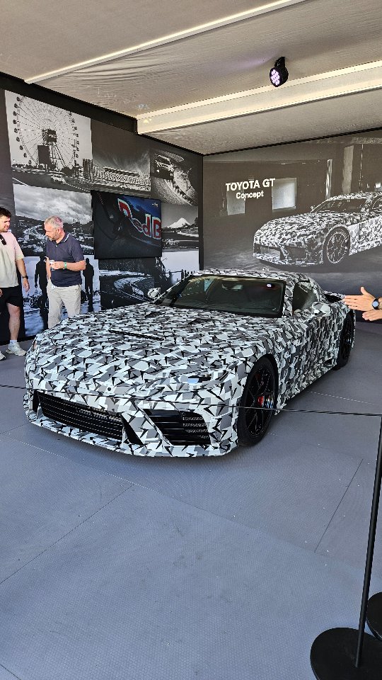 BusterOpoka's tweet photo. A closer look at Toyota’s latest reveal at Goodwood. It wears a Toyota badge, but the Lexus-inspired styling is hard to miss. Could this hint at what’s next? https://t.co/U2WRynxwxw