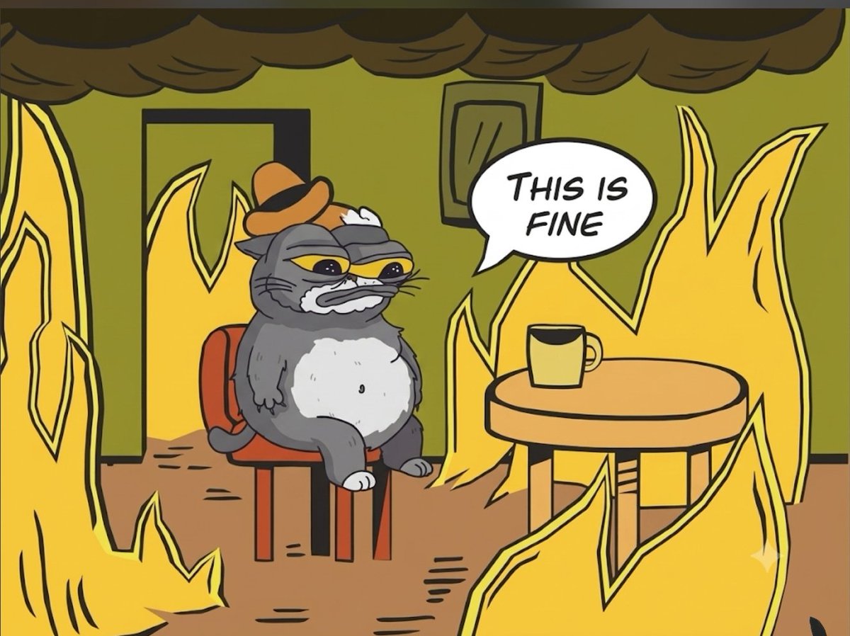 Fat_catsol's tweet photo. This is fine
$BADCAT https://t.co/QU77H28LvD