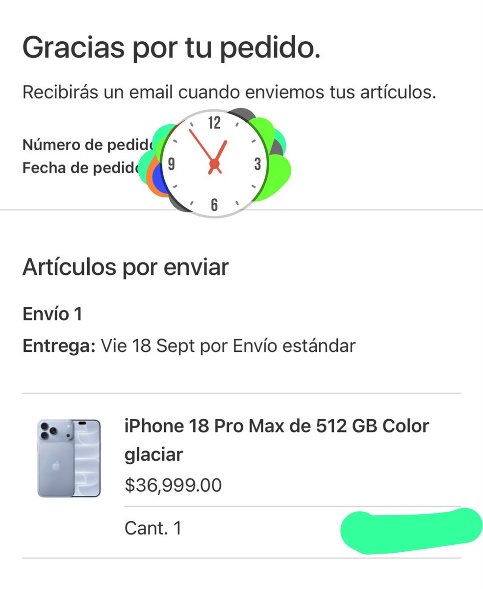chocolatewadr's tweet photo. @iManuMX Se logró @iManuMX  📲 18 pro Max Glaciar 💙✨ https://t.co/cE2CZiivH0