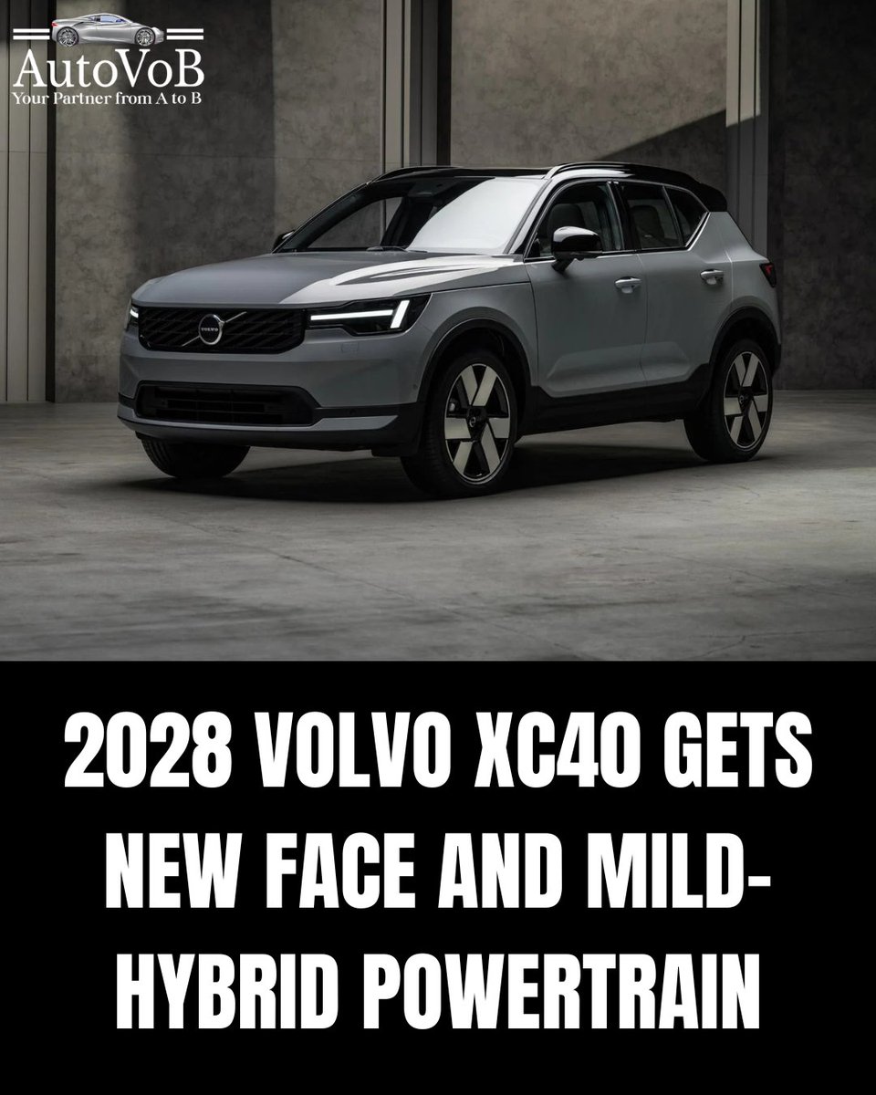 ElenoreLipsfrm's tweet photo. The 2028 Volvo XC40 debuts sharper styling, mild-hybrid power, standard AWD, Google-based infotainment with Gemini AI, and major safety upgrades. U. S. arrival is expected in Q1 2027, with pricing near $41, 000. https://t.co/7ymN54sA4D