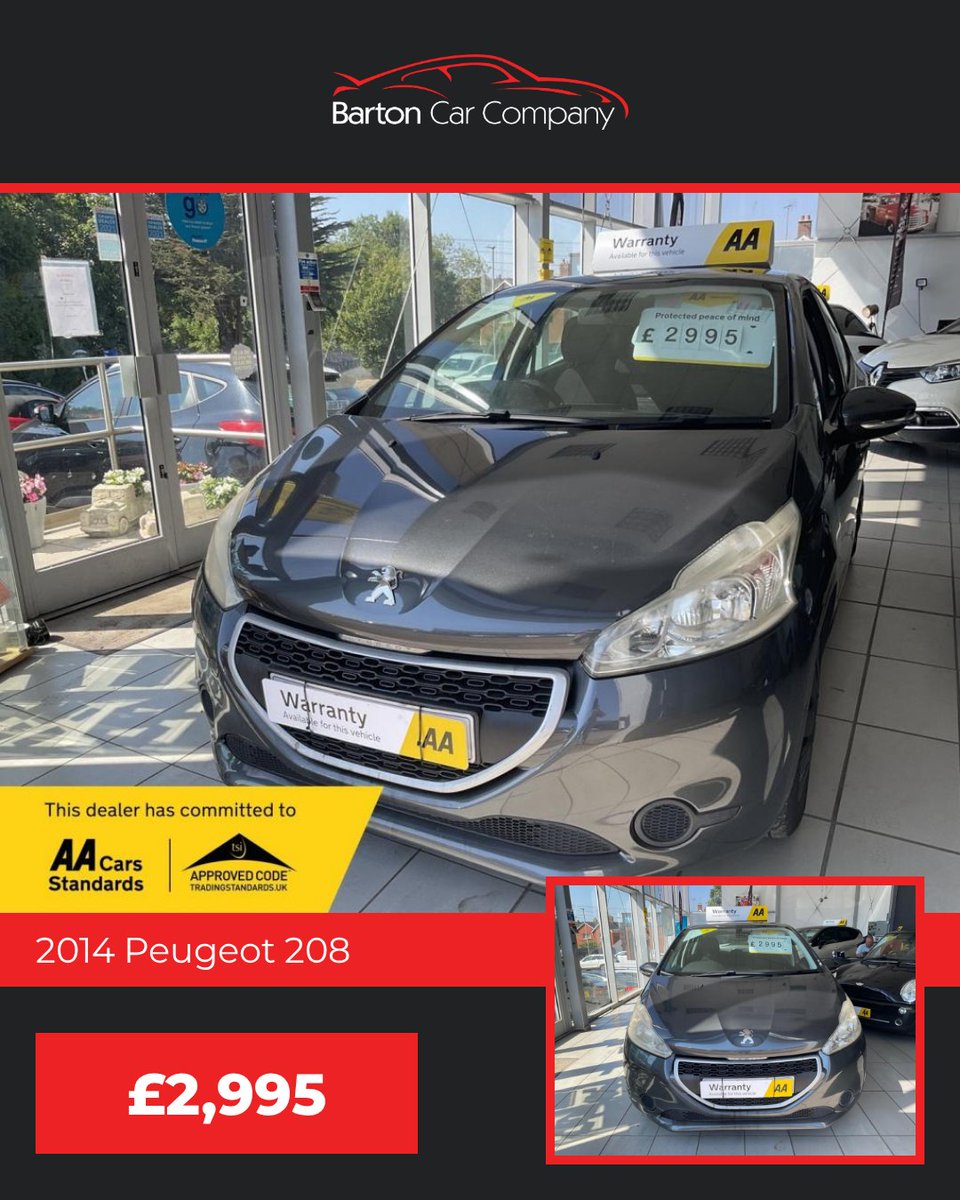 JenniMazonxrtq's tweet photo. 2014 Peugeot 208 Access+ HDi 1. 4 Diesel Manual, 112, 793 miles. £2, 995. Finance available, warranty included and part exchange welcome. Call 01395 274090. https://t.co/6xbPIyaEcA