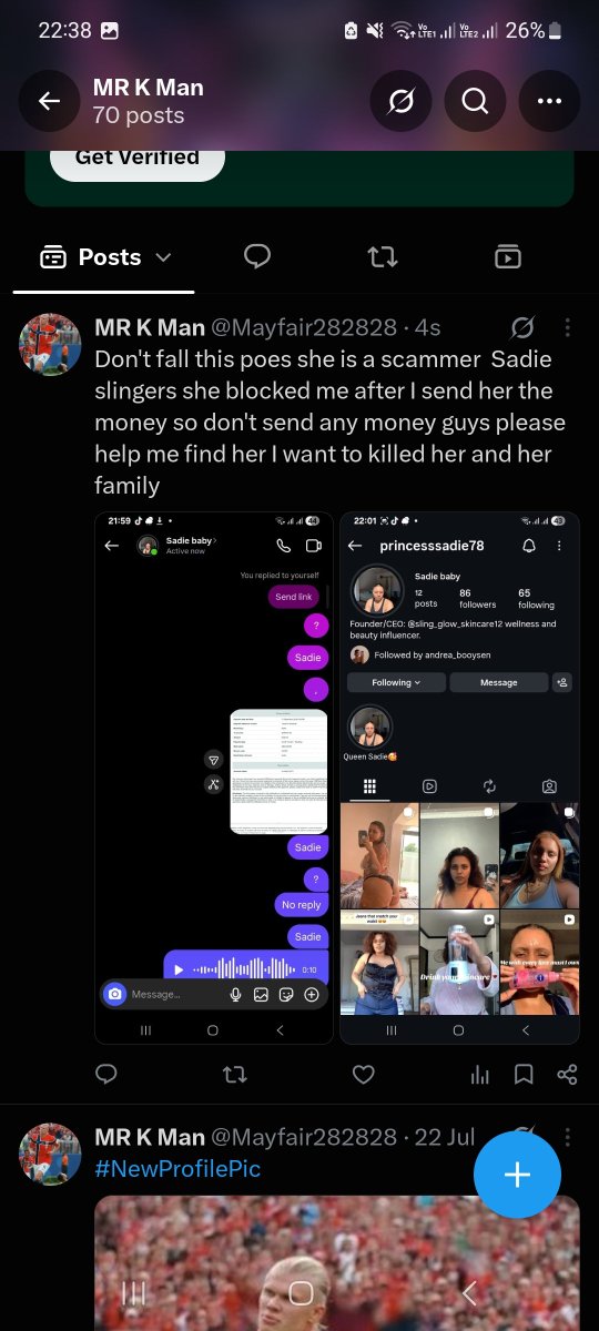 Mayfair282828's tweet photo. @ZaKallid @slingers_sadie @SlingersSa47214 Scammer https://t.co/F8gsLQaSKU