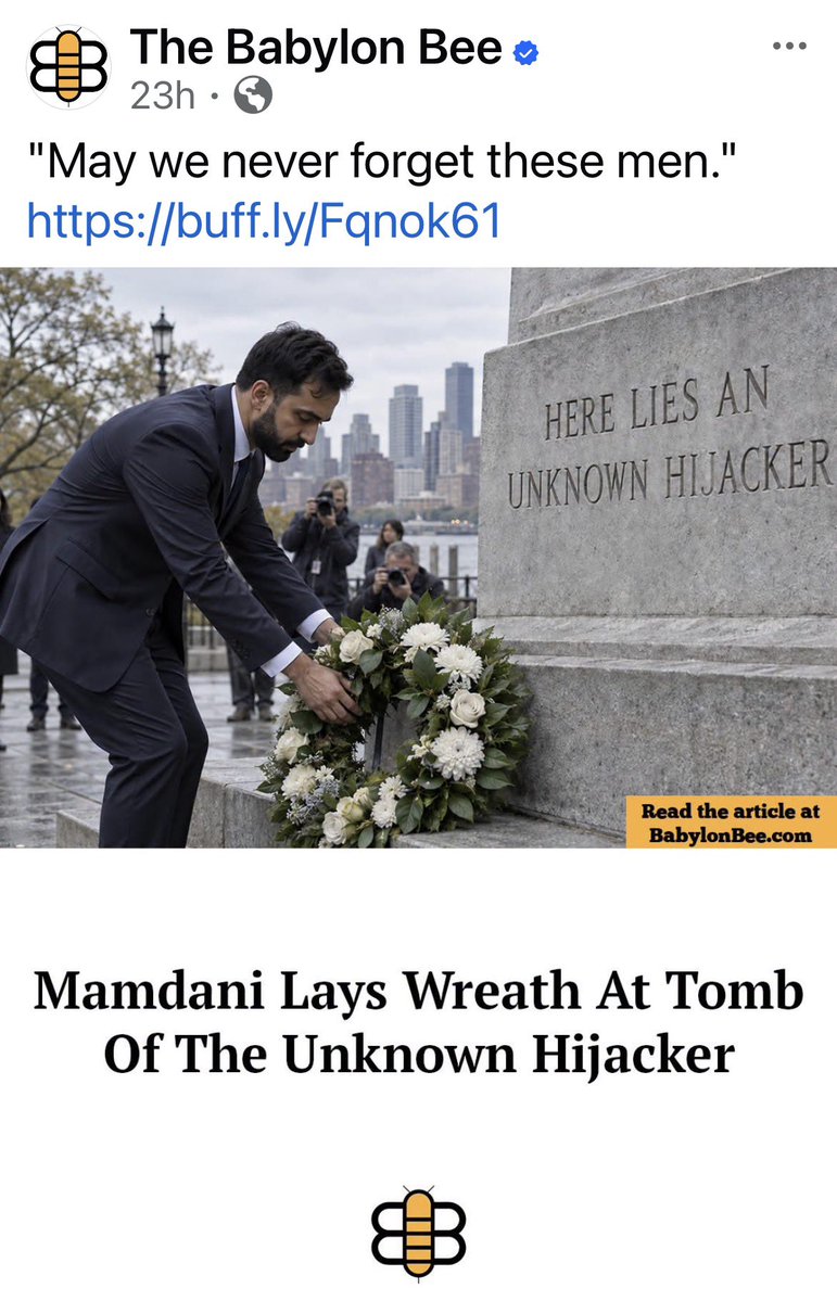 AngelsofShannon's tweet photo. Credit Babylon Bee 🐝 https://t.co/oDUA8LJJUR