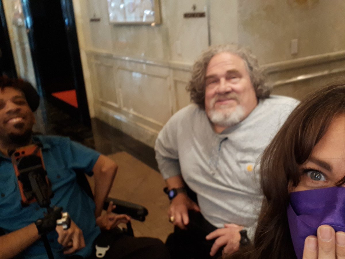 DisabilityChall's tweet photo. We had a great time in Toronto at the St. Regis hotel where EDFC Participants in the area and cast and producers from BEING HEUMANN got to meet up and discuss the Film Challenge. Old friends got to catch up and new friends were made. We’re so grateful for the disability community and how connections are made all over the world. 

ID: Group of people with and without disabilities gather in the lounge at the St. Regis. 

 #disabilityfilmchallenge #easterseals #DisabilityFilm #DisabilityStories #DisabilityInclusion