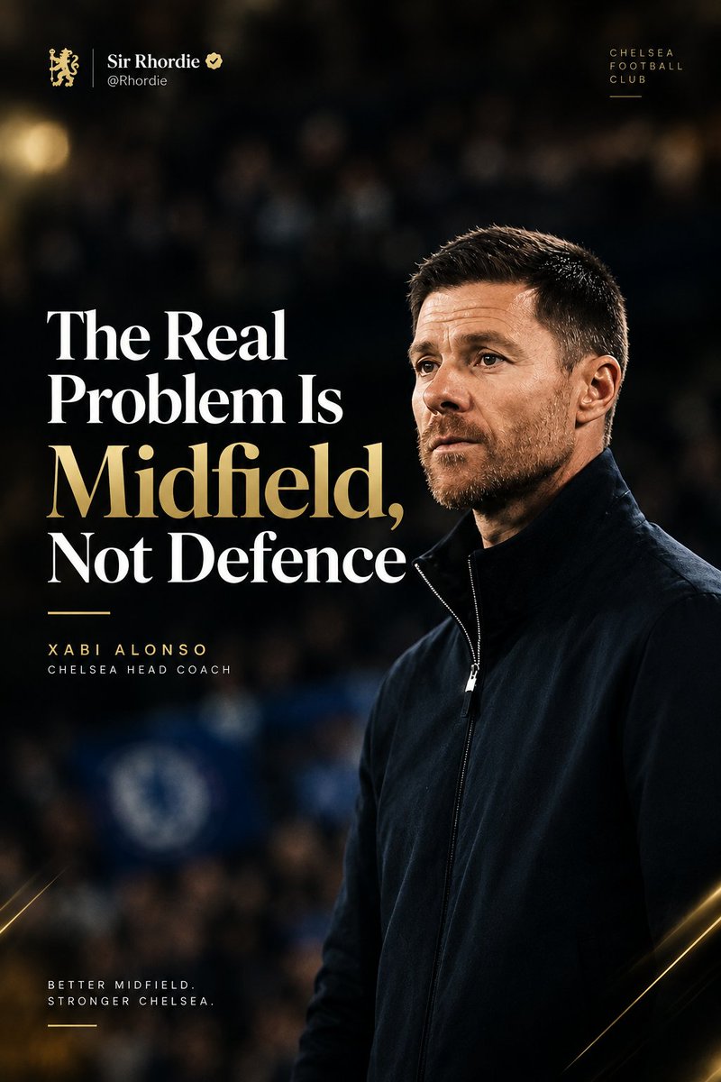 Rhordie's tweet photo. We’re quick to blame the defence, but look at what’s happening in front of them.

Our midfield is too weak defensively, forcing our defenders to step out of position and cover spaces that should be protected by the midfield.

That leaves gaps at the back, and opponents are finding them far too easily.

Fix the midfield, and you’ll see a much better defence. 🔵

The problem isn’t always the last line. Sometimes, it starts in front of them. #CFC