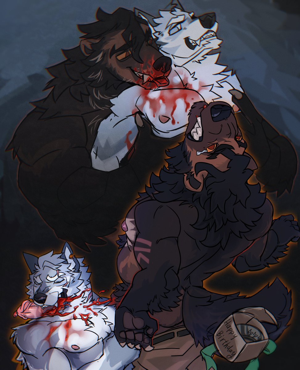 DoruEEE's tweet photo. 🔞birthday gift for @whitebearfisher (strade as a wolverine
#furry #gore #ykmetstrade https://t.co/HOLbfFMjJd