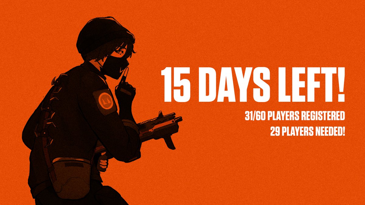 luigiodavincii's tweet photo. 15 days left! Still missing teams and players to fill the lobby! Open to, but not limited to SEA Vtubers and the Cosplay Community!

Register here! https://t.co/XQNXhGRwDB https://t.co/MiFhdRJYw6