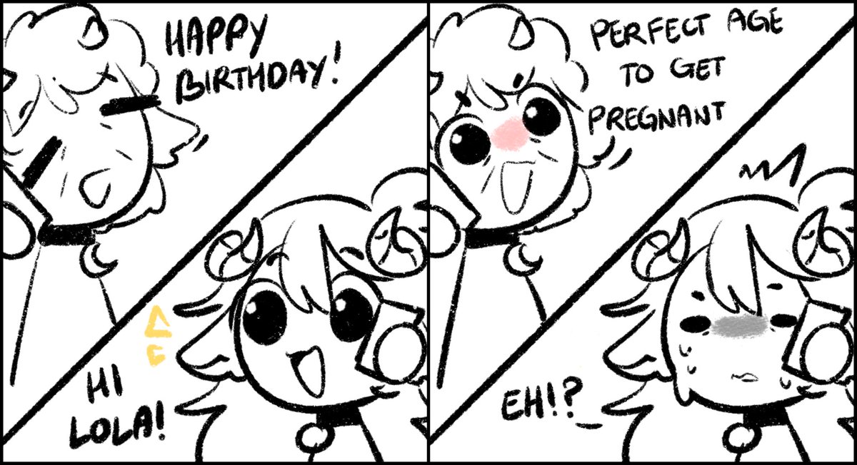 BitesPixel's tweet photo. Grandma’s birthday greeting 🙂‍↕️ https://t.co/o9Erop6XZ8