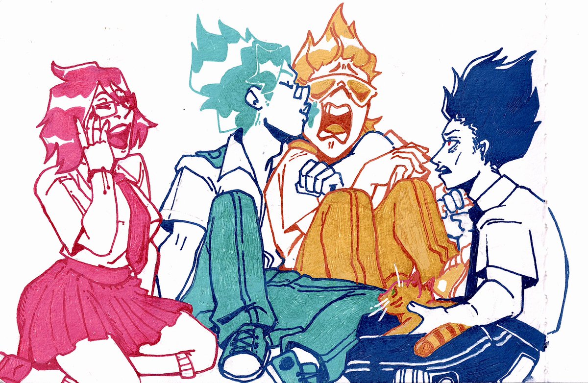 ilariiich's tweet photo. “Zashi, voice!..”

#mha #3baka #rooftopsquad https://t.co/2IATmHr66M