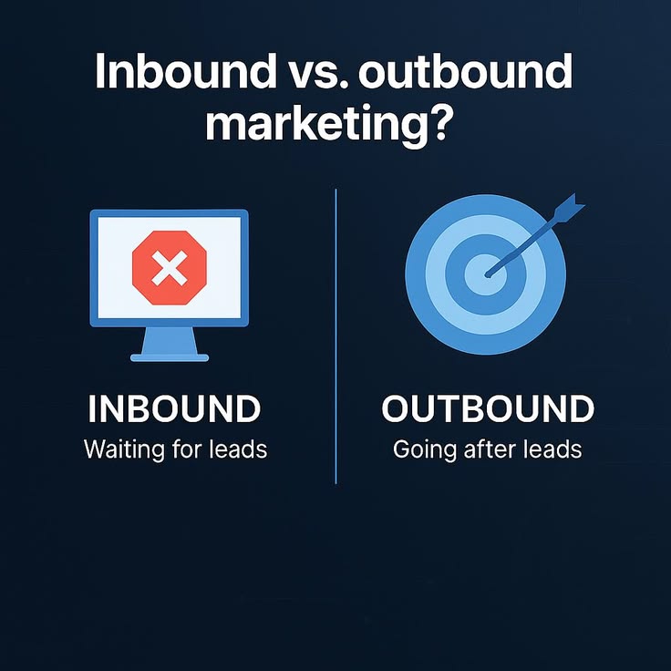 naim_reach's tweet photo. Inbound waits for leads to come to you.
Outbound goes after the right leads.
→ Inbound builds attention
→ Outbound starts conversations
→ Both can drive growth

The real question is: Which one fits your business best?
#OutboundMarketing #LeadGeneration #ColdEmail https://t.co/jmT6o1SP9H