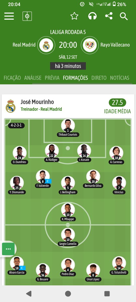 misteraltamente's tweet photo. Já começou o jogo das 15 Champions 

Actualmente não Apoio nenhuma equipe portanto que vença o melhor 
#hallamadrid #misteraltamente #laliga https://t.co/WBXHZhE0hk