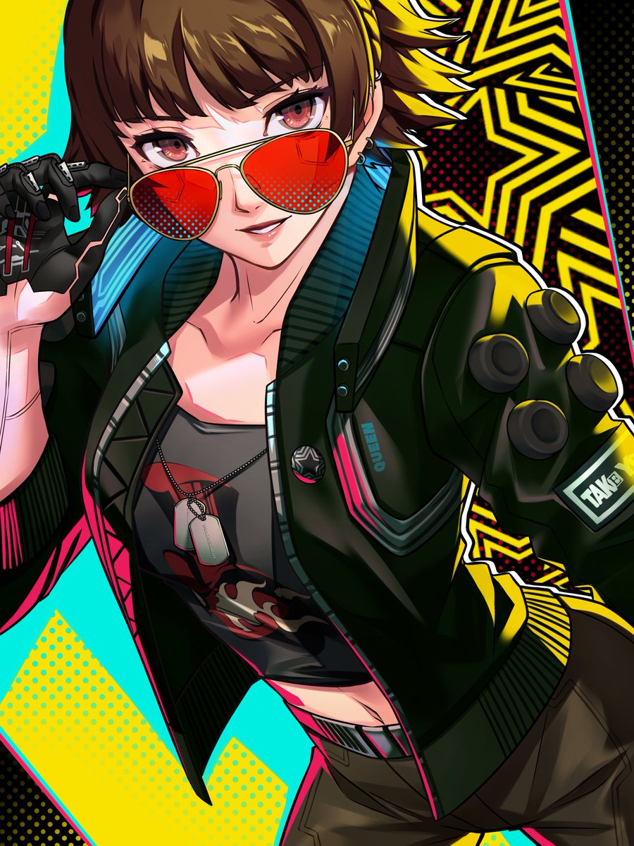WanderstillArt's tweet photo. Makoto V Cyberpunk

#persona5 #ペルソナ5 https://t.co/AOQ0onsiRL