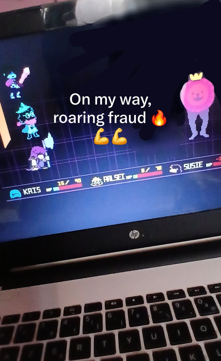 d_dPixel's tweet photo. Don't mess with my DELTARUNE , gng 🔥 #deltaruneㅤㅤㅤ #roaringknight #deltarunecapter5 #gamer #Photobyme #fungang #kris #susie #ralsei #kround https://t.co/f4W5npdHuu