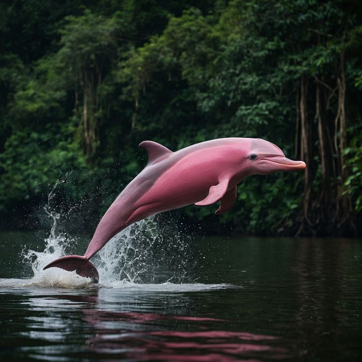 World__Signal's tweet photo. One of the rarest sights on Earth — the pink dolphin.
Only 14 have ever been documented worldwide. A true wonder of nature. https://t.co/SAgzE7pQlA