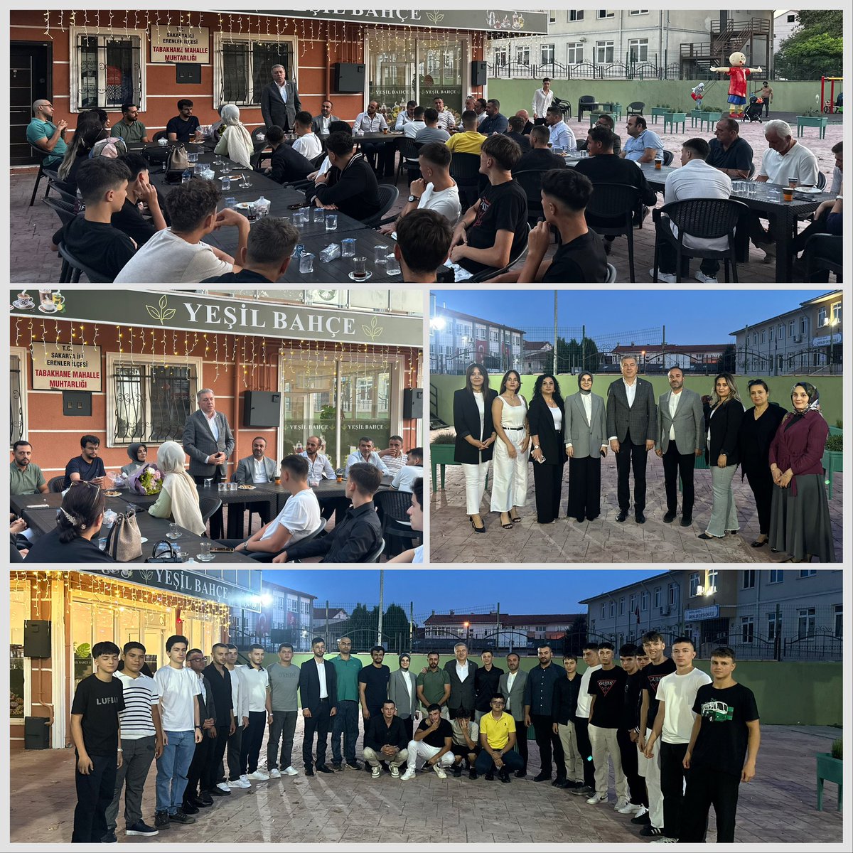 ertugkocacik's tweet photo. 📍 Erenler 

Erenler İlçe Başkanımız Ömer Barik, İl Gençlik Kolları Başkanımız Hüseyin Serdar Akgün ve İlçe Gençlik Kolları Başkanımız Mücahit Kaymak birlikte geleceğimizin teminatı kıymetli gençlerimizle ve AK Parti ailemize yeni katılan değerli dava arkadaşlarımızla bir araya geldik.

Milletimizle çeyrek asrı geride bırakan AK Parti’miz, her geçen gün büyüyen teşkilat gücüyle #TürkiyeYüzyılı yürüyüşünü kararlılıkla sürdürüyor.

Aramıza katılan yeni yol arkadaşlarımıza ve kıymetli genç kardeşlerimize hoş geldiniz diyor; birlik, beraberlik ve kardeşlik içerisinde nice hizmetlere imza atmayı diliyorum. 🇹🇷
