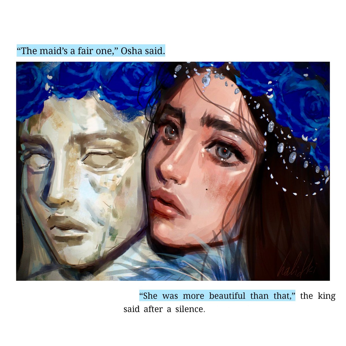 lyannaarchives's tweet photo. osha called lyanna’s statue in the crypts of winterfell “fair” but according to robert baratheon it still didn’t do lyanna’s beauty justice 

cr: @halidki https://t.co/5Xetj5VYlg