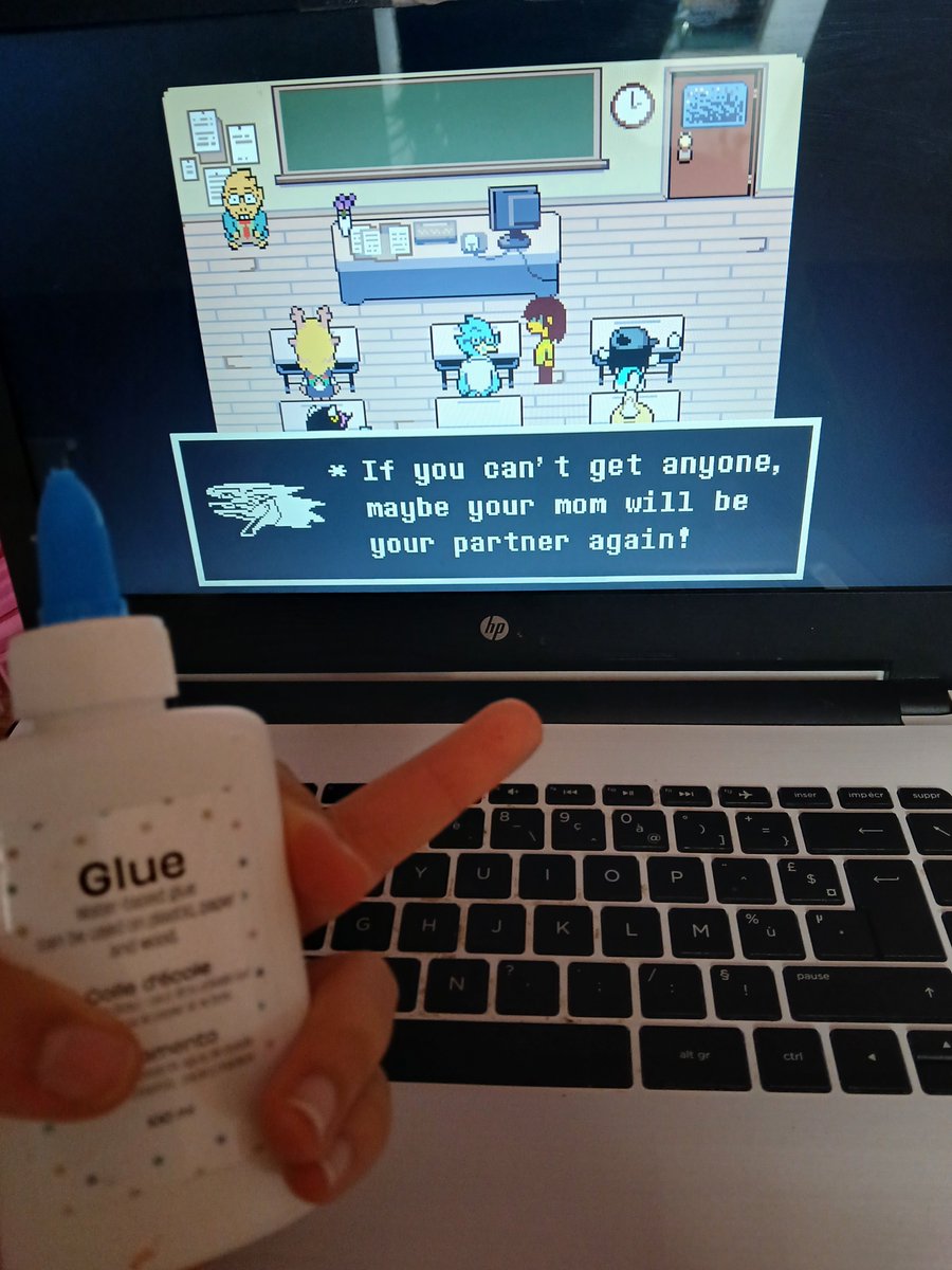 d_dPixel's tweet photo. Die berdly die #snowgrave #glue #deltarune #die #ragebated #deltarunechapter1 https://t.co/Dlfl8SLT3R
