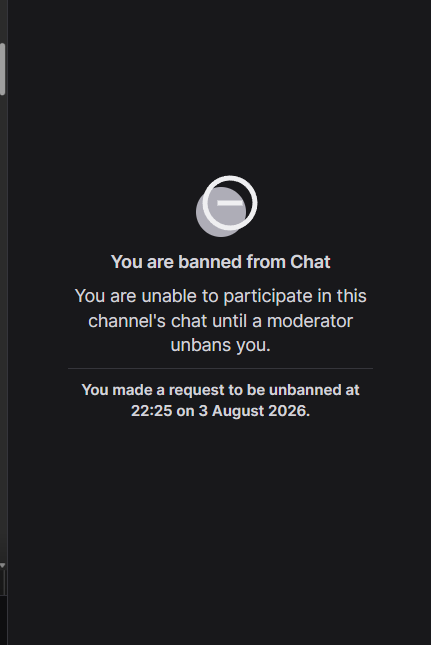 Vexx_1st's tweet photo. pls unban me my name is vexdagoat1 https://t.co/zRoloKBn0v