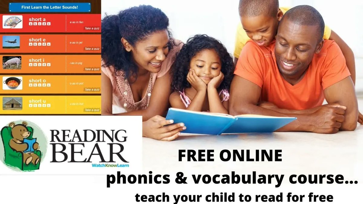 HSAAeducation's tweet photo. Is your child struggling to read? Try this Free Reading program..👉 https://t.co/Rs10Imsnnq

Watch to find out what #FreeReadingBear offers.
Free online phonics &amp; Vocabulary Supplement/Course

#homeschoolandall #homeschoollaws #readingbear #homeschool #homeschoolforfree https://t.co/u0nP8oLTMC