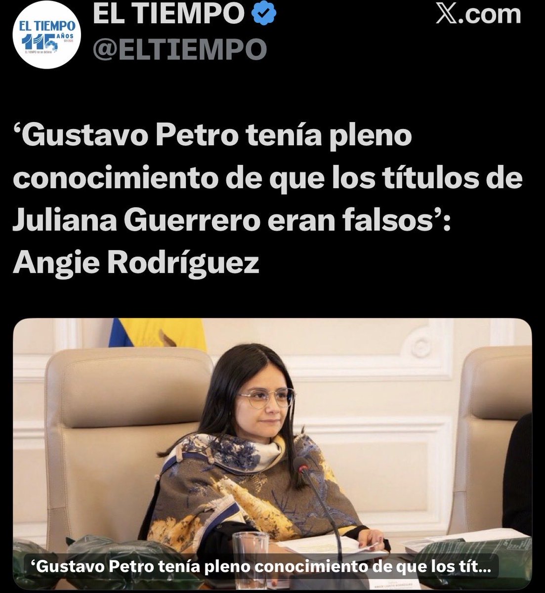 sdiaz27's tweet photo. @petrogustavo Porque se fue para Bruselas sin permiso del senado ? Quien le
Pagó los tiquetes aéreos y el hotel ? Planes fugarse como vil delincuente que es ? Por aquí lo espera esto y más https://t.co/NfuC5wCgBf