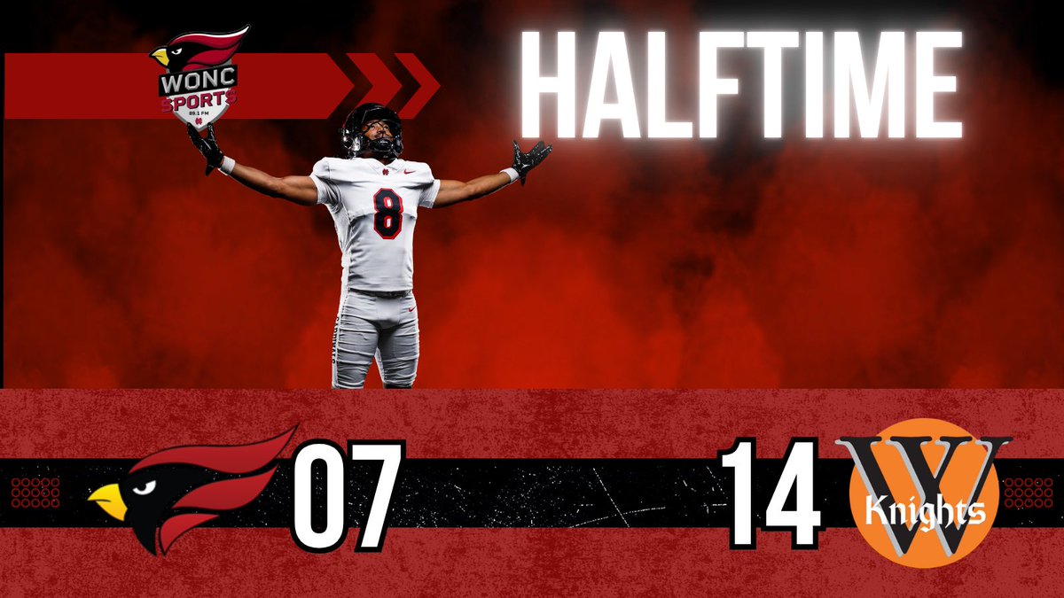 WONCSports's tweet photo. Halftime score:
Wartburg Knights 14 - NCC Cardinals 7 https://t.co/EQ50KOJ3OX