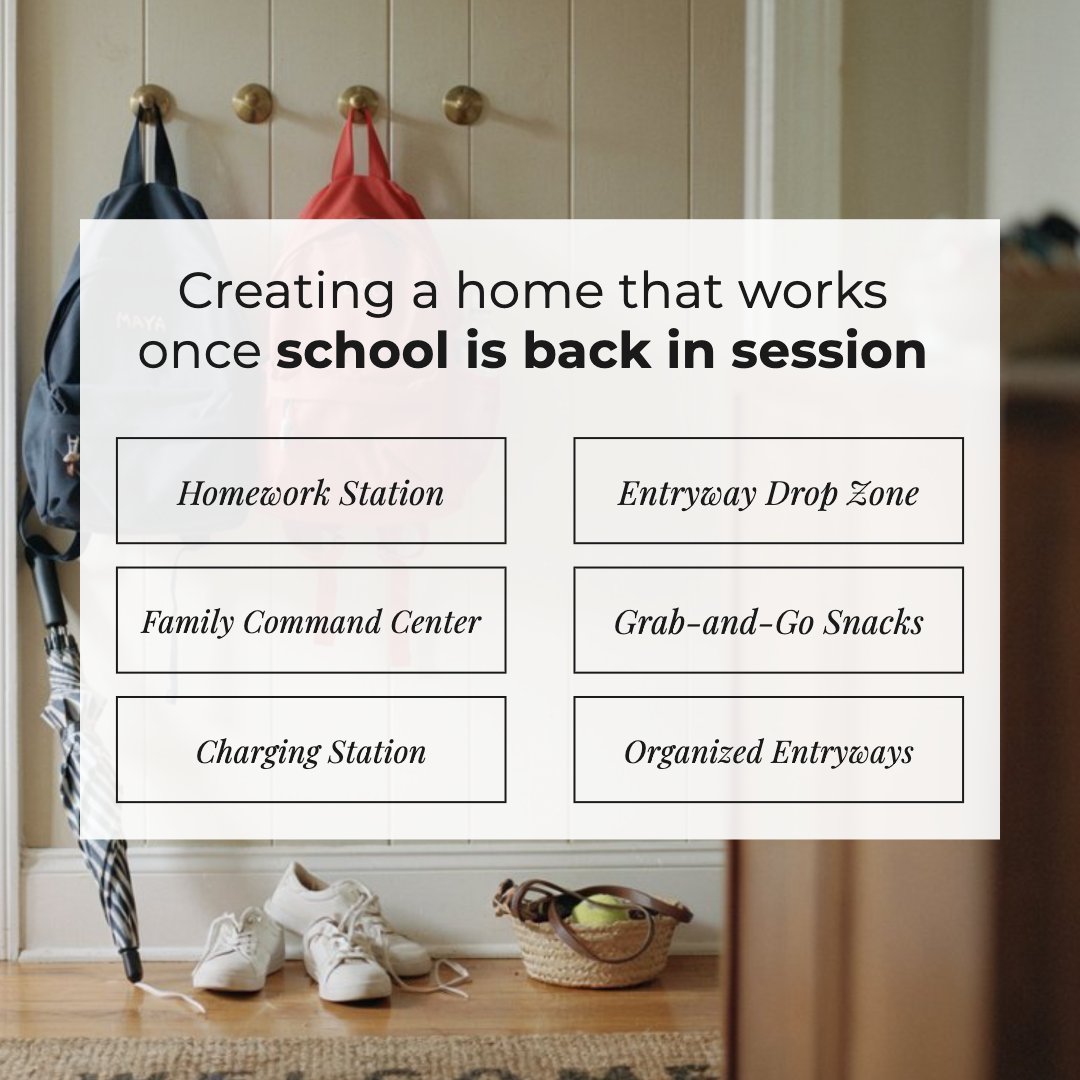 jdpsmith's tweet photo. Back-to-school is easier with a few simple systems in place.

🗓️ Use a family calendar
🧺 Keep busy areas clutter-free

#HeritageRealEstate #RealEstateLife https://t.co/BTqbXAYXvE