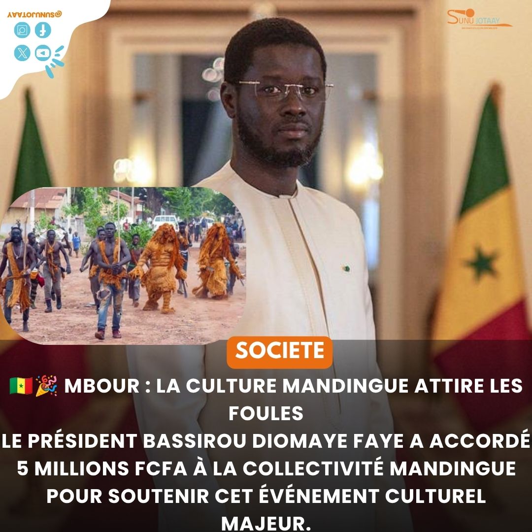 sunujotaay48281's tweet photo. #Sénégal #Mbour #CultureMandingue #Culture #BassirouDiomayeFaye #Tourisme #Commerce #ActualitéSN #News #Afrique #FYP @followers @stadembour  @CoteMbour  @PR_Diomaye https://t.co/lqcc9wToDH