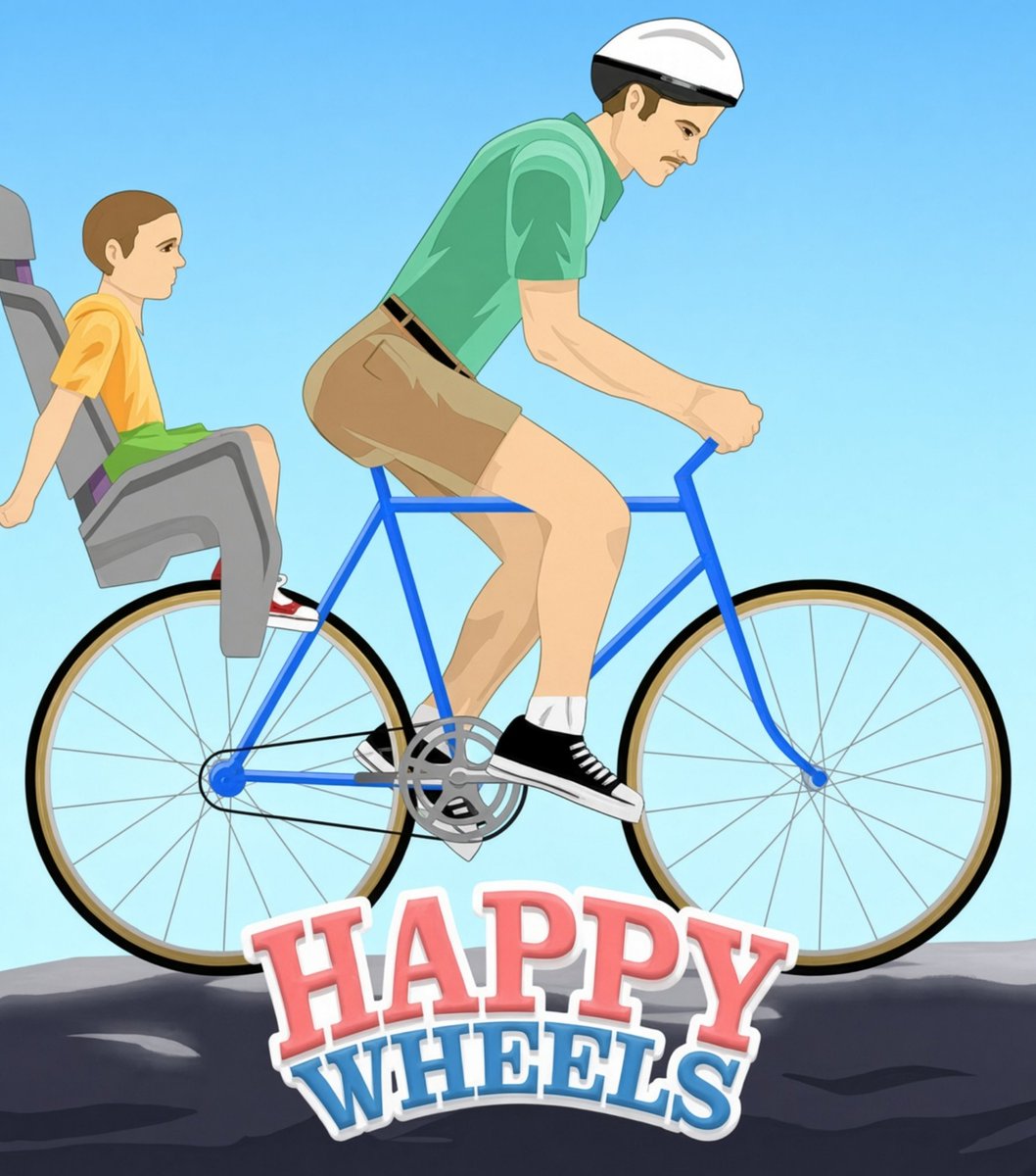 CartoonsOTMoon's tweet photo. Después de 16 años, Happy Wheels finalmente llegará a Steam. https://t.co/C71NpXKW9b