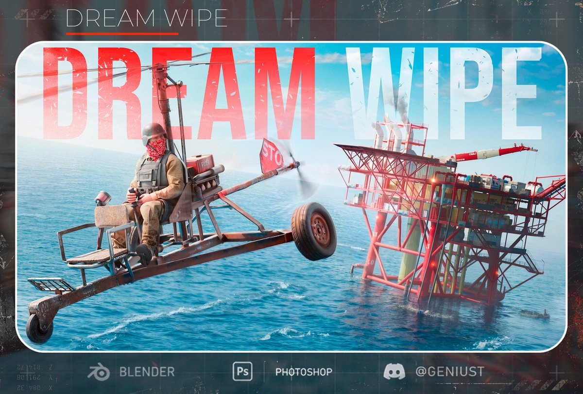 RustGeniust's tweet photo. ⏺ DREAM WIPE ⏺

Rust thumbnail concept made in Blender + Photoshop.

🔥commissions open🔥

#rust #playrust #thumbnail https://t.co/xVOp04OSG5