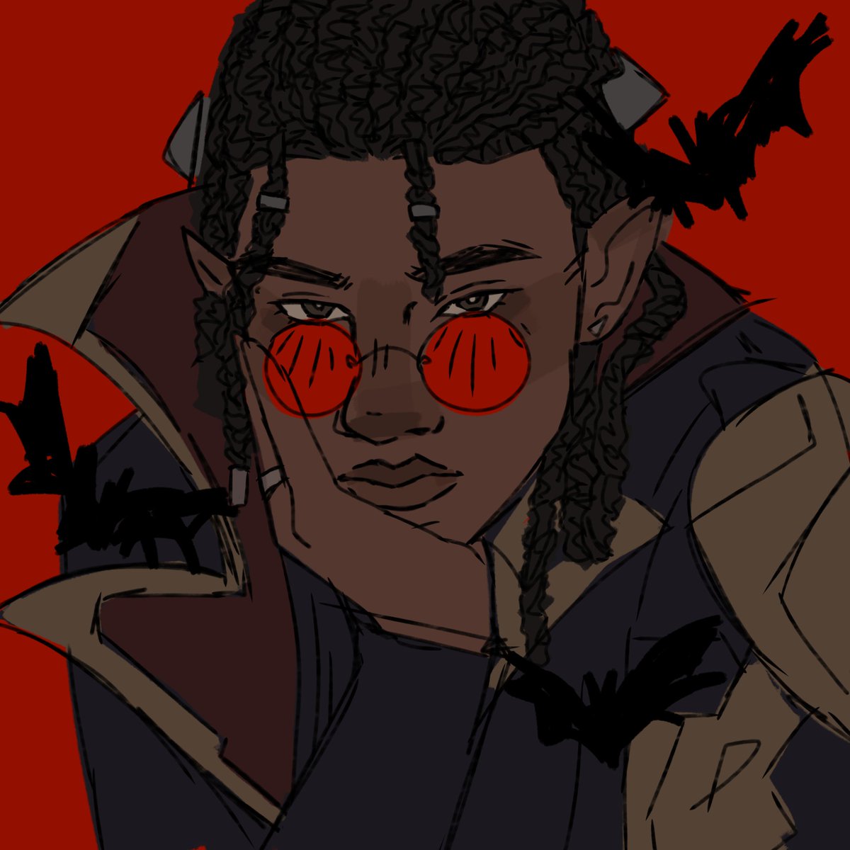 coolesterik's tweet photo. something quick for doctrine because hes the coolest character in overwatch already https://t.co/XDVcgKImAy