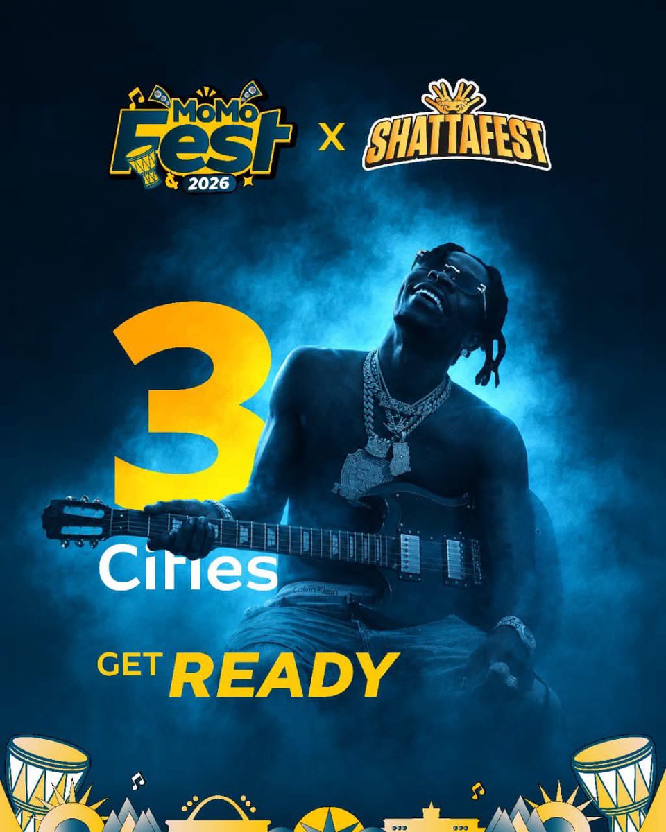 flexkgermain's tweet photo. 3 CITIES 🇬🇭 !!

Shatta Fest x Momo From MTN

Get ready for national rotation of the annual #ShattaFest concert !!

Which city do you want to see and experience #ShattaFest ?! 

Drop it in the comments section below 👇

C: @MTNMoMoGroup @shattawalegh https://t.co/2vdEAimoHh