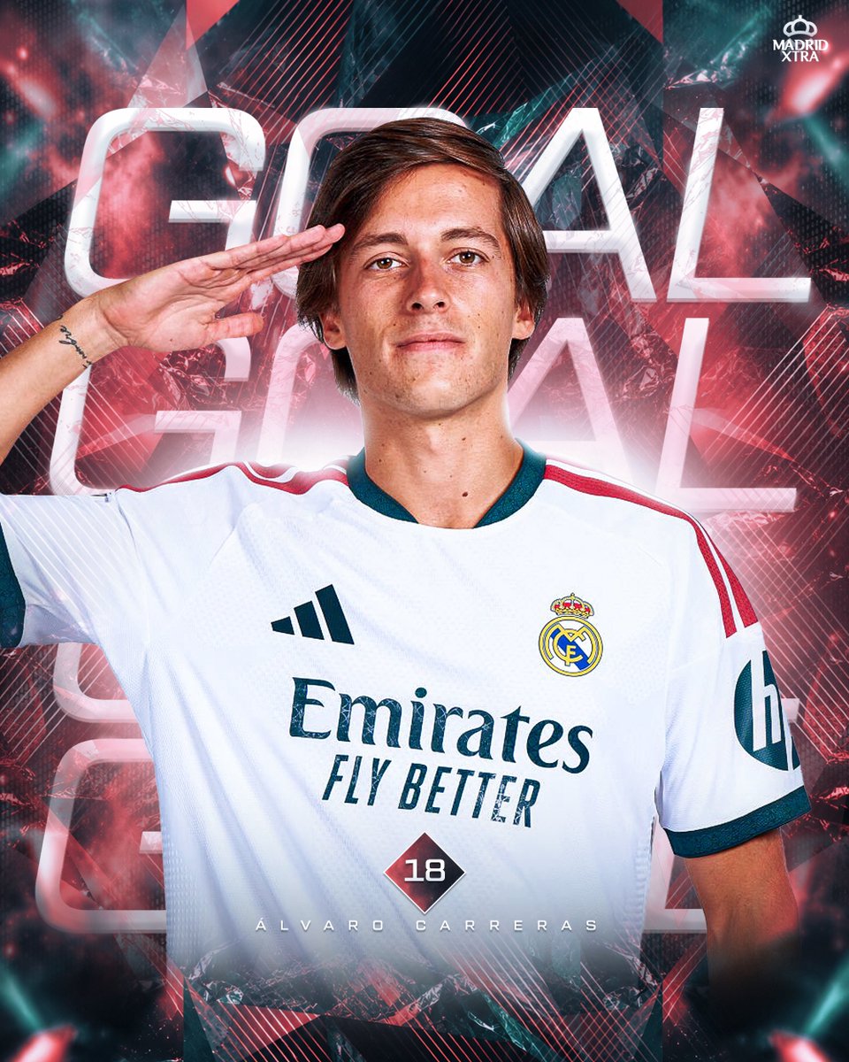 MadridXtra's tweet photo. 🚨 GOAL! ALVARO CARRERAS! https://t.co/YJ9i6xvGdS