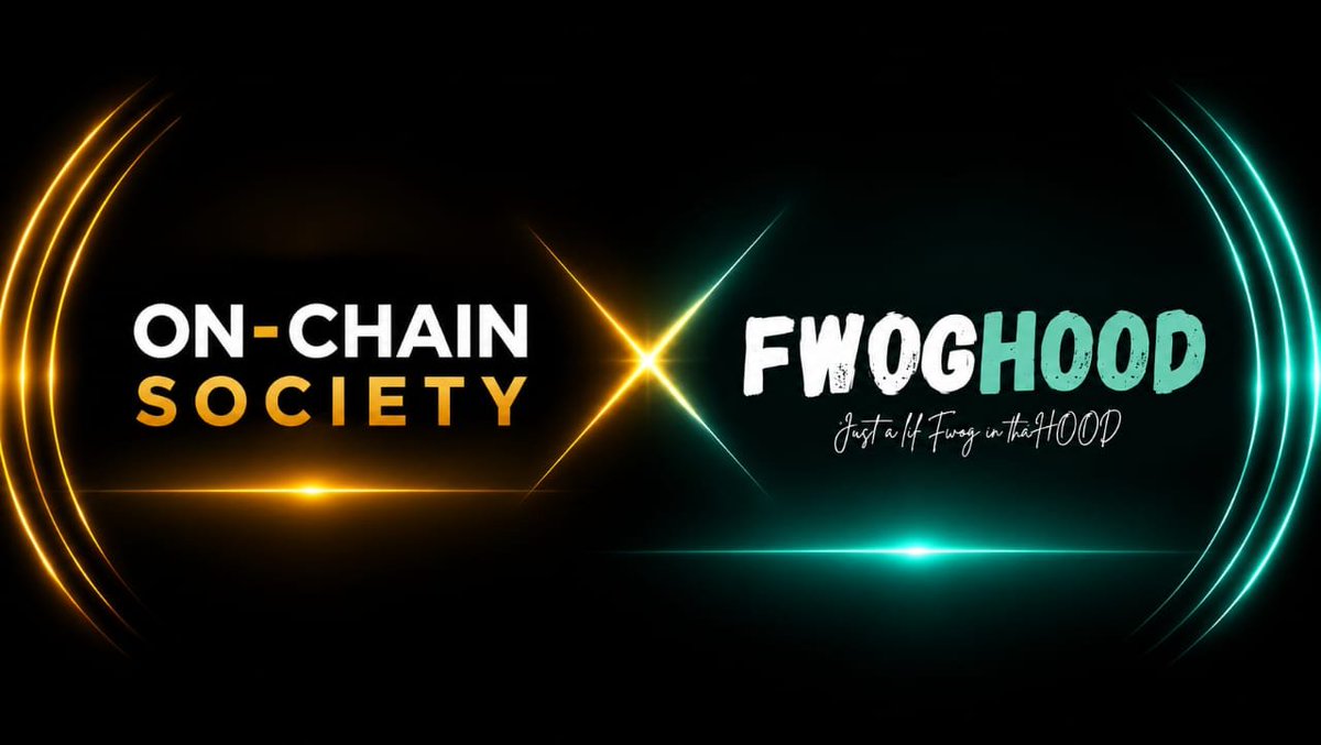 OnChain_Society's tweet photo. We are thrilled to announce our collaboration with @fwoghood for some Guaranteed FREE Mint spots  

FWOGHOOD is 5,555 lil fwogs hopping onto the Robinhood chain, backed by a meme with teeth: $FWOH. One ecosystem, two ways to ride  hold the art, hold the coin, or hold both.

🎯 Complete your Entry
https://t.co/9RMYc8nPFs

🔥 Secure your spot