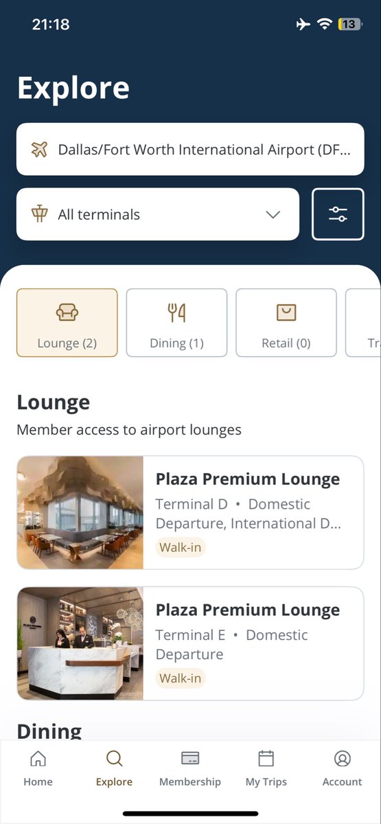 Mem_fati's tweet photo. @dexterxbt @SpartakBGNN @0xSmith_C @ether_fi Hi, for example I put different airports and there are all charging entrance. From lounges in America, to lounges in Europe or even in Asia (as I travel often) all are charging … https://t.co/Sd6o1RJwp3