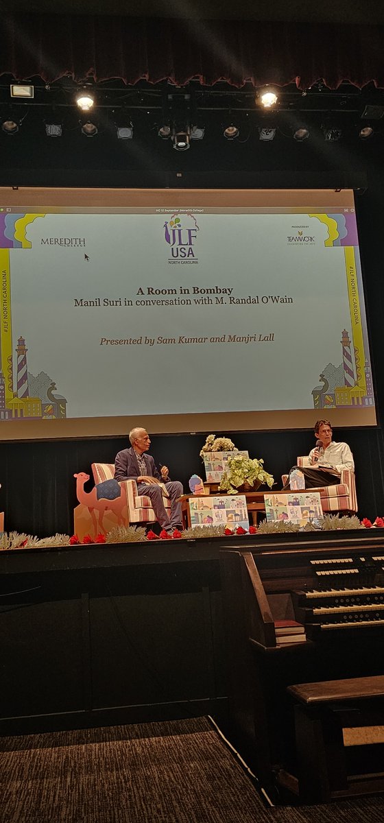 SanjoyRoyTWA's tweet photo. The room was a central identity for the book. While it was a refuge from the toxicity of the neighbors, it was still a place I needed to escape from. @ManilSuri spks to M.Randall O'Wain. @JLFLitfest @JaipurLitFest #JLFUSA #JLFNORTHCAROLINA @TeamworkArts https://t.co/wcTZ38uSbN