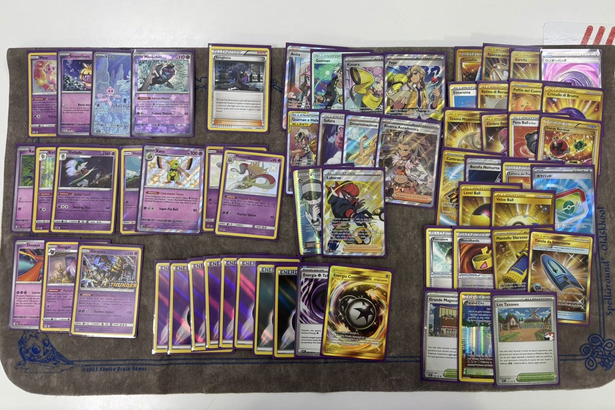donariccardoo's tweet photo. Back with Week 2 of our #GymLeaderChallenge League at Wildfire Store in Rome
Filippo Bisecco on Psychic (Tobyn/frillish) taking the badge. Decklist⬇️
Badge board 👑
Excited to play myself next week: I love this format so much!
https://t.co/zHZiiVvpYU https://t.co/MR3ZBaSC91