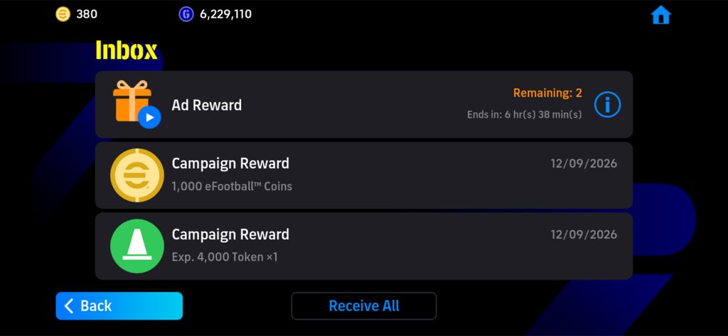 FAMOUS_011's tweet photo. 1k coin, efootball 😊😁 https://t.co/W8JT2amlVc