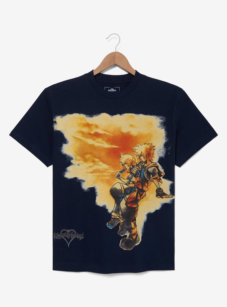 churroz's tweet photo. Box Lunch has added a few new exclusive Kingdom Hearts shirts! #kingdomhearts #disney #squareenix #KHMerch #_KH

Sora/Roxas:  https://t.co/h9LX5CvlnQ

Days:  https://t.co/1pcEEjnhw9

CoM Sora:  https://t.co/PmzfcjNVxB

Sora/Riku: https://t.co/3KHa3eHAQk https://t.co/jxIyJbwFrE