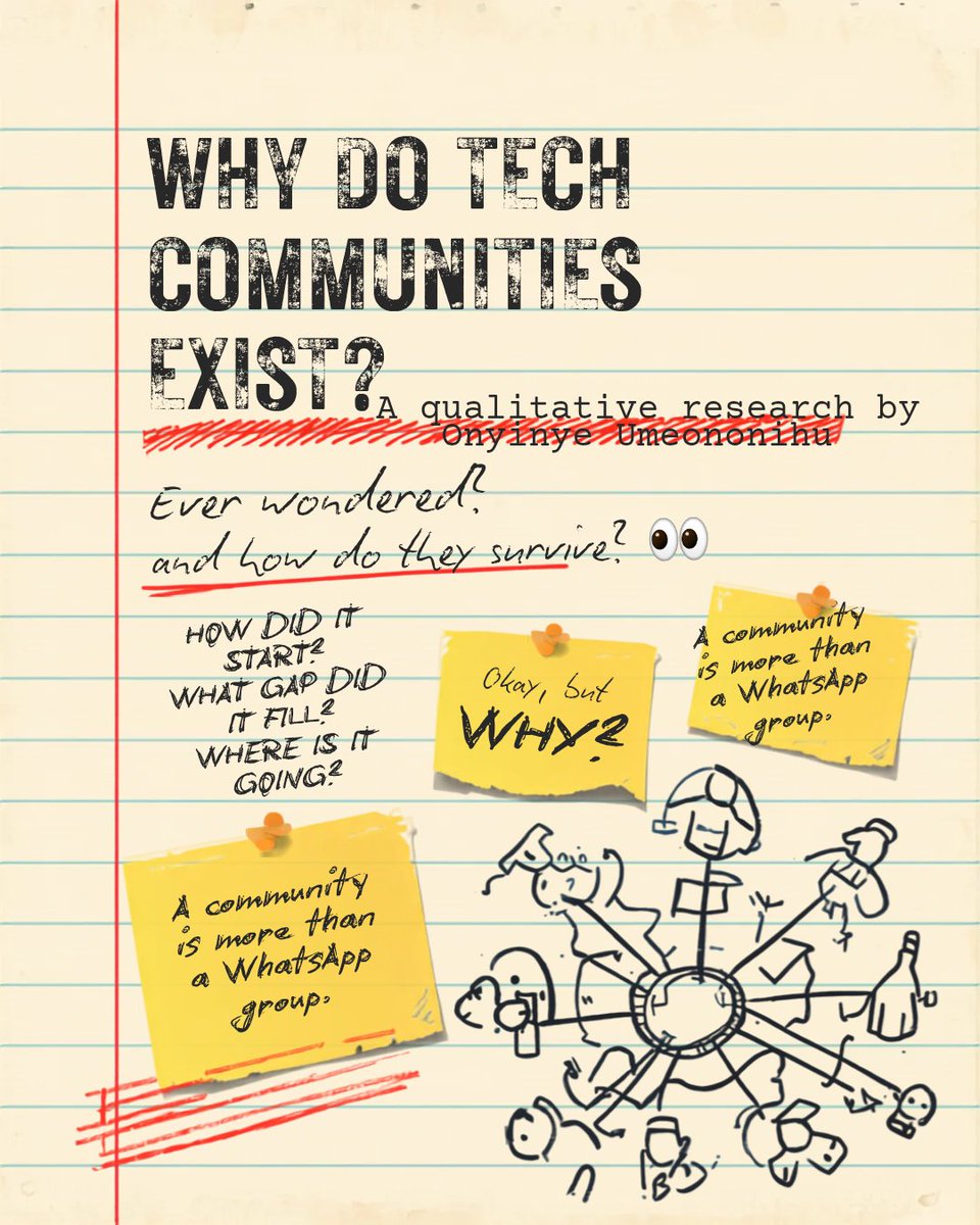 e1_laaaaaaaa's tweet photo. How to Build a [tech] Community

I spoke with the founders of Anambra Techies and Nnewi Tech Community  to get the answer. We explored how these communities came to be, the gaps they were created to fill, and the trajectories they are charting for the future. https://t.co/JJidGfEqSG