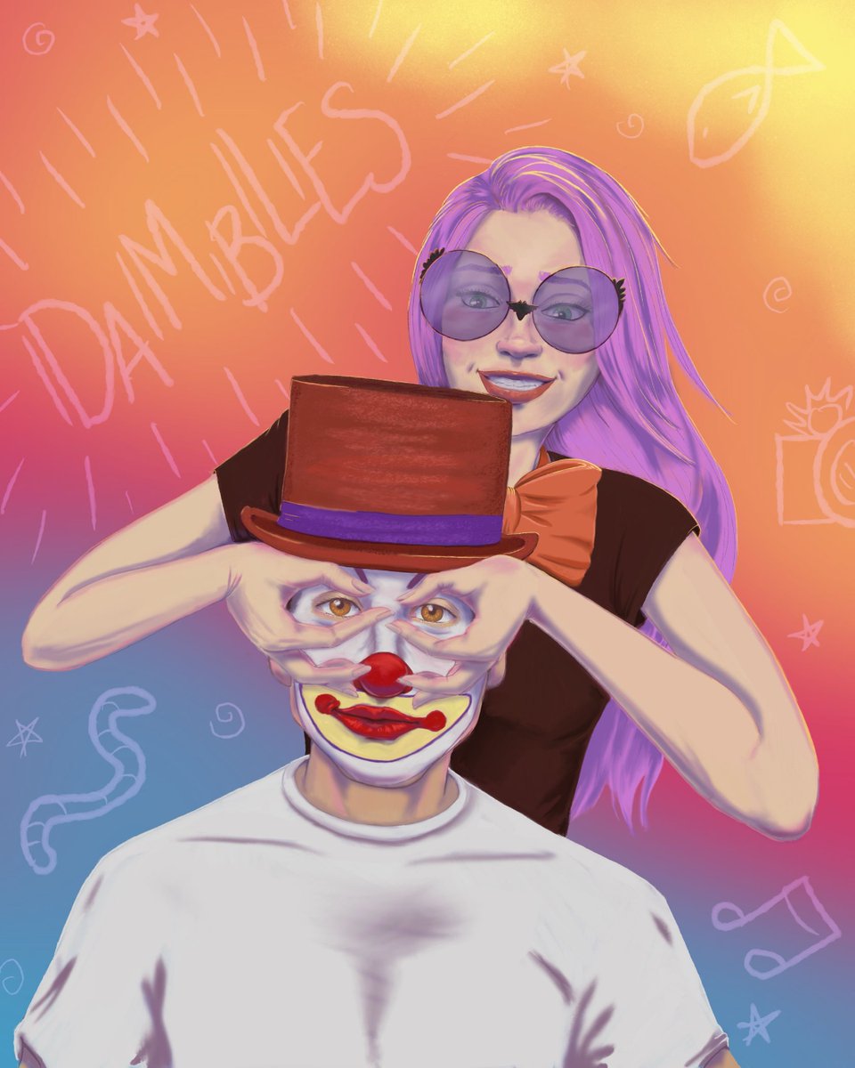 TiffanyBen7612's tweet photo. Some cute lil Dambles art since they aren't currently hurting my feelings like some of my other ships! https://t.co/X510chdtTv