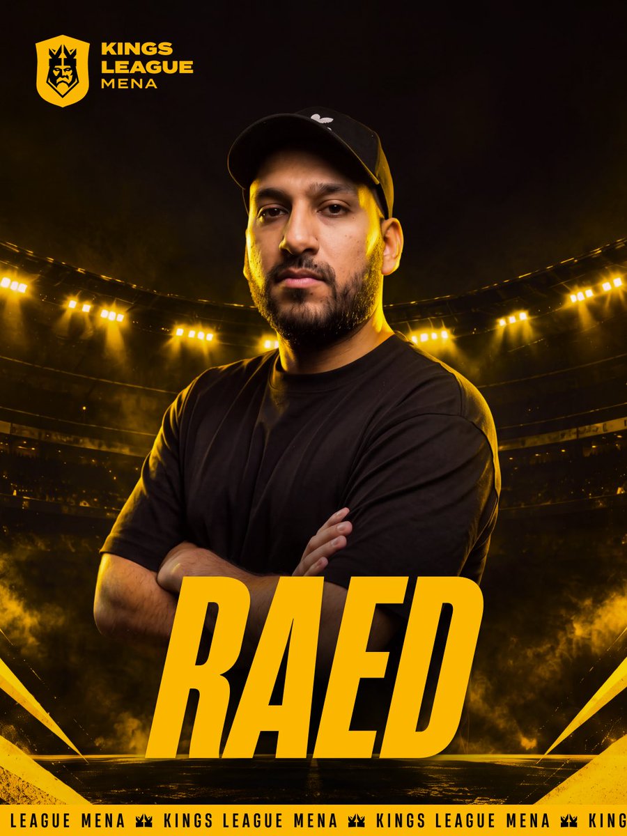 KingsLeagueMENA's tweet photo. رايد يدخل عالم الملوك 👑🔥

رحّبوا برايد.. رئيسًا في Kings League MENA 🥶 https://t.co/MpUT0GBFPm
