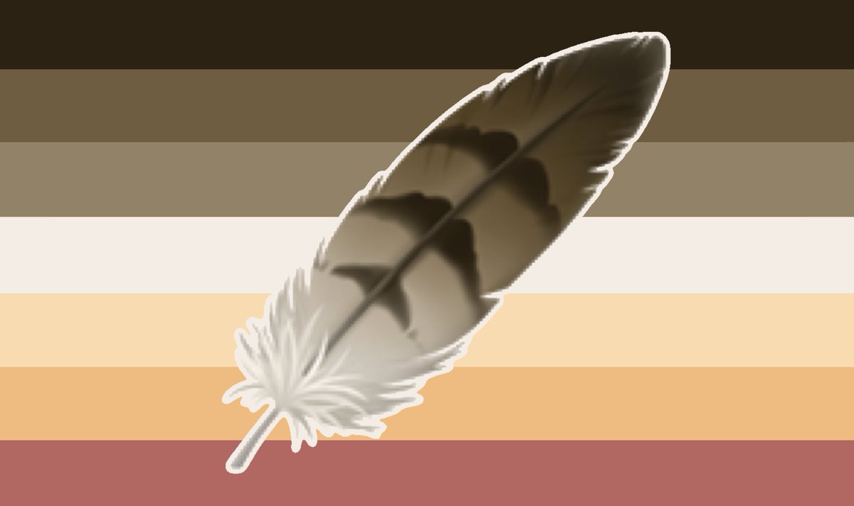 RabbitRainfall's tweet photo. FEATHERED LESBIAN 🪶

A term and flag coined by me (Rabbitrainfall) specifically for indigenous lesbians of any tribe.

Flag meaning in reply! 

#lesbian #native https://t.co/piWpY6VZIB