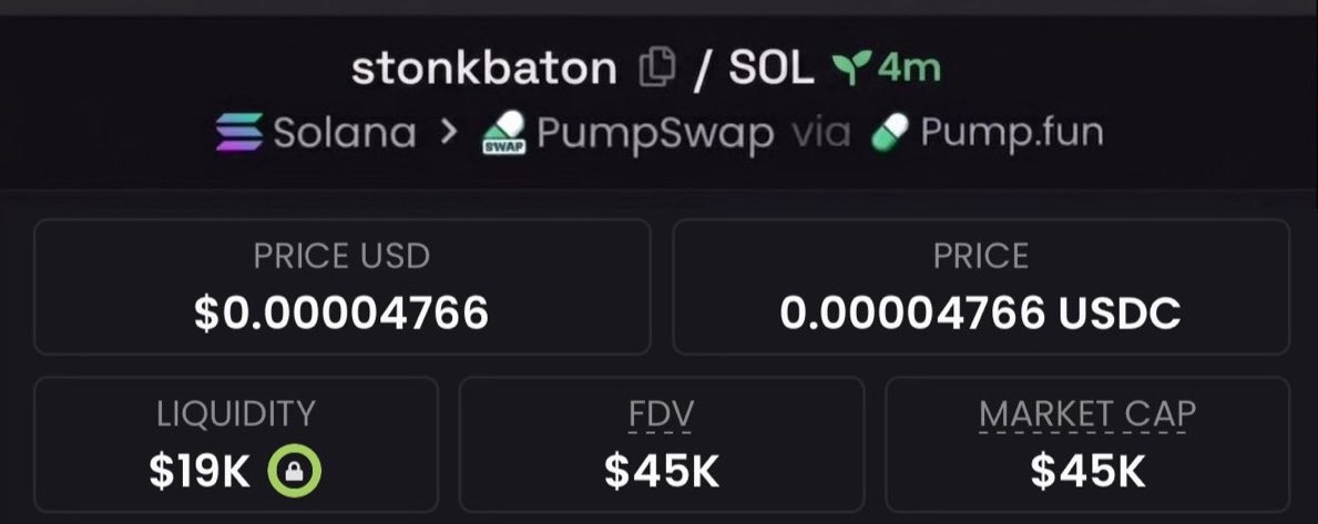 AlphaPulsevw's tweet photo. 🚨 $STONKBATON — WE’RE IN AT $45K MC 🦇

Caught this one early through my TG. 👀
$45K MC is still tiny — now watching to see if the market starts paying attention. 🔥

📲 DM me on TG if you want the details.

CA: 66aBzVKucLmWvY2JEU5CjAYcUSz7YcpoBDfXXWV9pump

#STONKBATON #Crypto #Memecoin