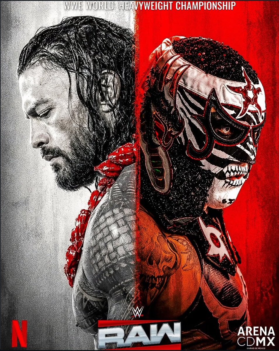 greatness_1316's tweet photo. WHAT A FKIN GRAPHIC 🤩🤩🔥🔥

Can't Wait For This Match 🔥🔥
#WWERaw https://t.co/CTs80eokun
