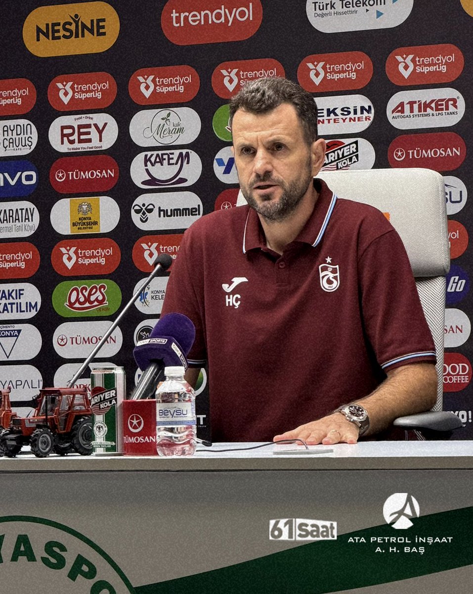 61saat's tweet photo. Trabzonspor Teknik Direktörü Hüseyin Çimşir: “Galatasaray maçına en iyi kadromuz ile çıkacağız.” https://t.co/C6tRrAjcsq