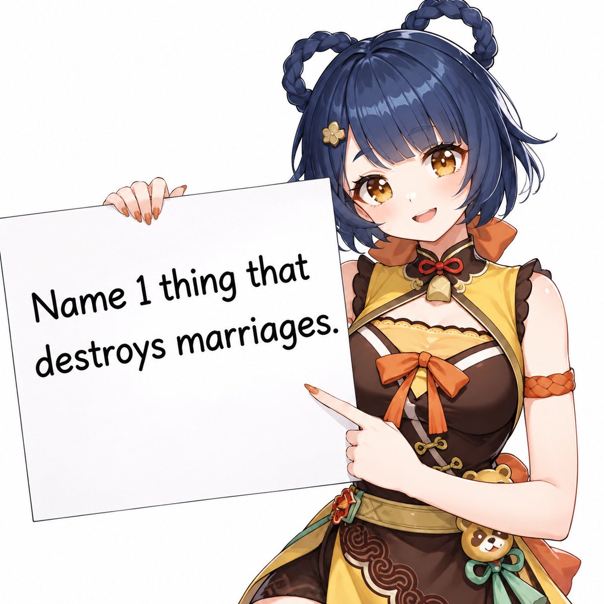 LeahVtuber_'s tweet photo. Okay but be honest… what REALLY destroys marriages? https://t.co/c1eNYFn4Bj