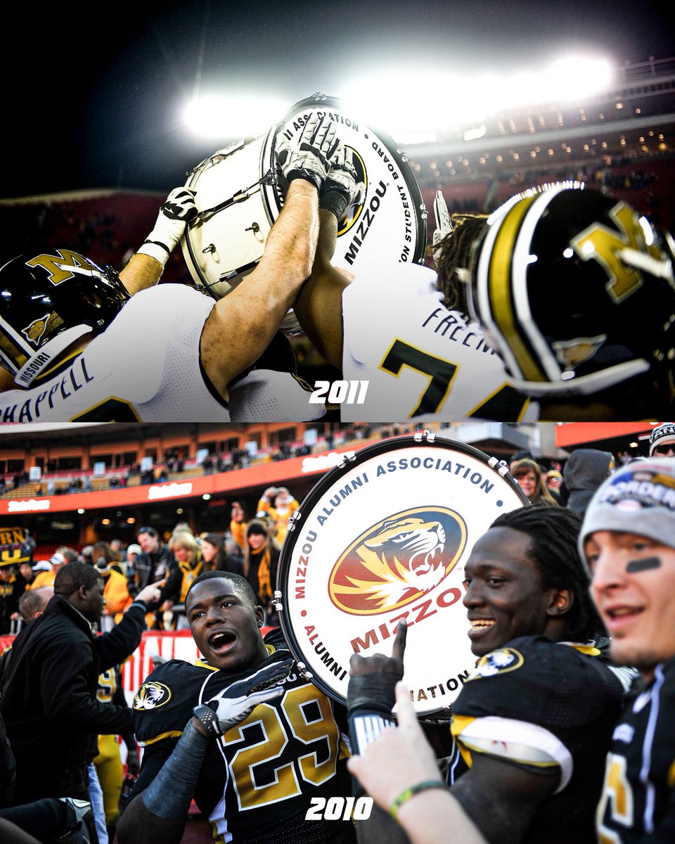 MizzouFootball's tweet photo. History Lesson 📚

7 of the last 8 🥁 https://t.co/pDKku3cQto