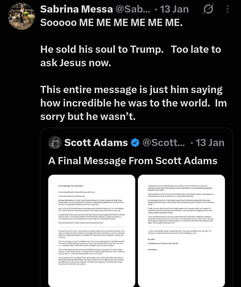 CJJ_ENN's tweet photo. @SabrinaMessa95 One fake apology doesn't take away years of disgusting behavior. Don't come back. https://t.co/FI1Vnxz9sD